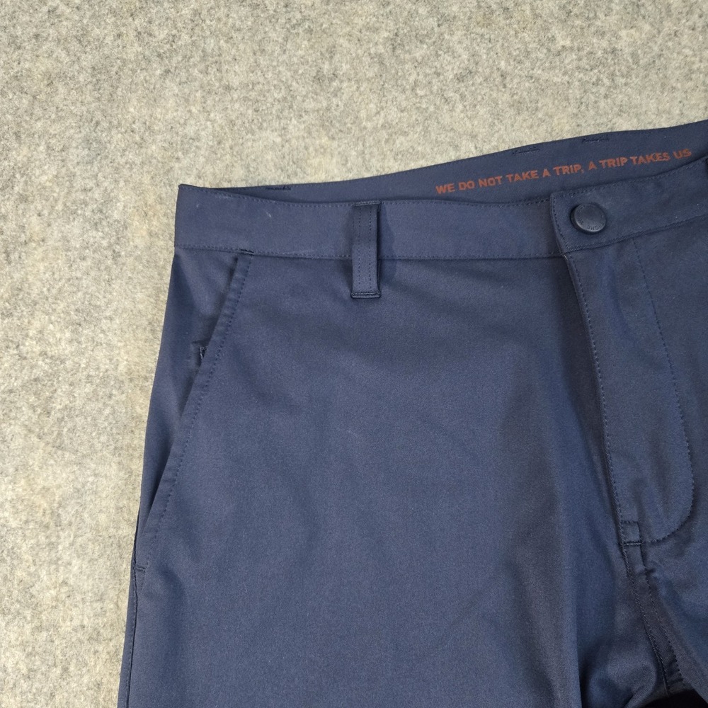 Rhone Pants Mens 31 Blue Golf Preppy Stretch Performance Commuter‎ Slim Fit - Picture 2 of 14